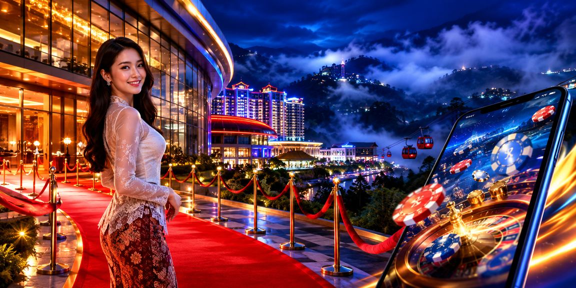 Pengguna Malaysia menikmati kasino mudah alih te37 di Genting Highlands selepas mendaftar