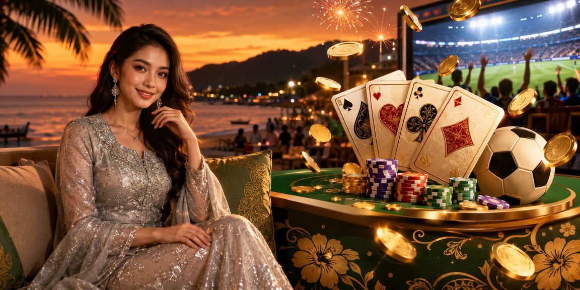 Permainan kad poker dan Teen Patti sempena Hari Raya di Penang melalui platform te37